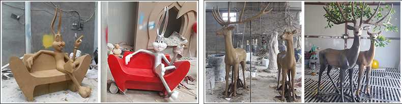 玻璃鋼雕塑制作流程，仿真景觀雕塑廠家