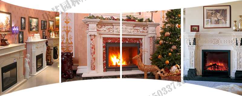 歐式壁爐架實景，大理石壁爐架定制，石雕壁爐架工廠