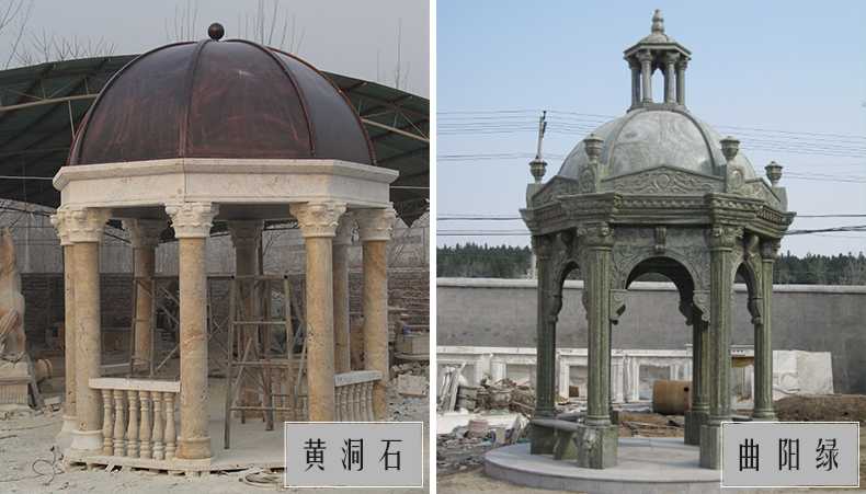 歐式景觀亭子，石雕大理石亭子，河北涼亭廠家