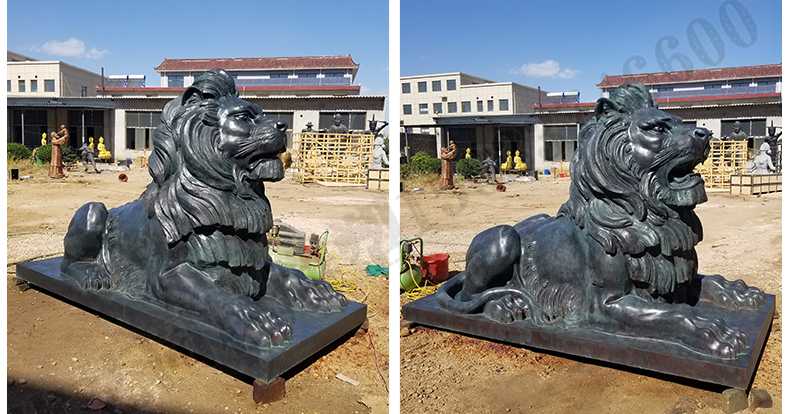 歐式匯豐銀行銅獅子雕塑，銅雕塑廠家