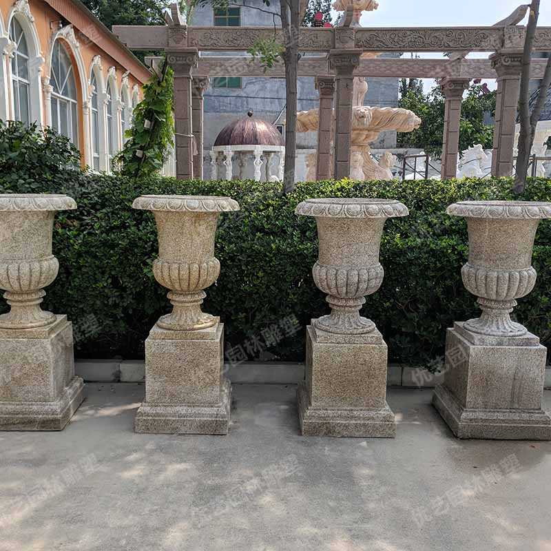 花園景觀花盆，花崗巖花盆